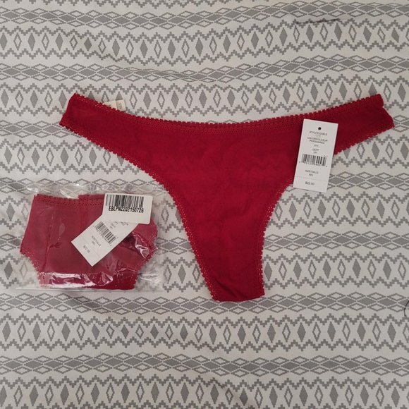 On Gossamer lace thongs. M/L. Two pair. NWT. - Picture 1 of 9